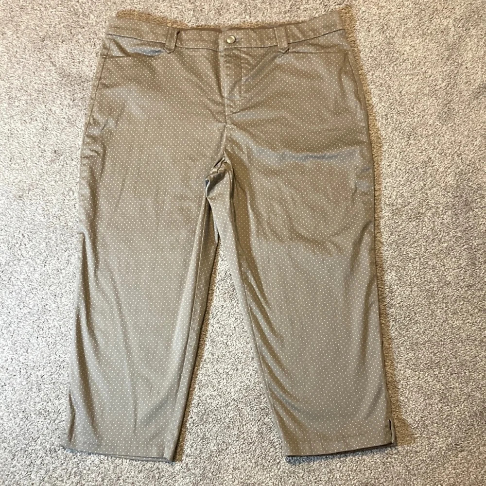 NWOT Khakis & Co Cropped Pants 16
